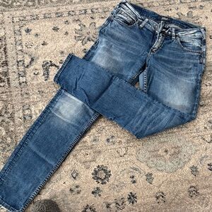 Lucky Brand Women's Skinny Jeans in Blue Denim